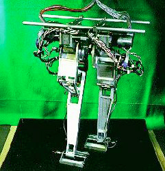 凹凸路面上の動的2足歩行制御