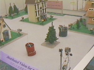 分散視覚による移動誘導