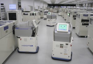 自律移動ロボットを用いた搬送システム