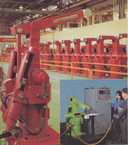 全電気式垂直多関節型ロボット