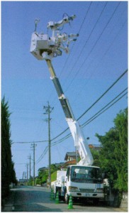 半自動式活線作業ロボット